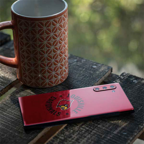 University of Louisville Cardinals Faded Galaxy Note 10 Skin